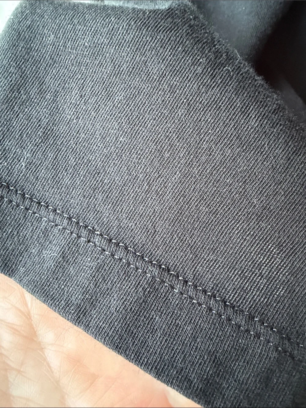 J. Crew Black Men’s Long-Sleeve Crew Neck Shirt, Size M.